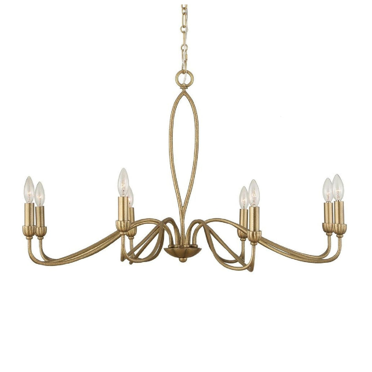 Gold Marquise Inspired 8-Light Chandelier – Corella – alternate view 9
