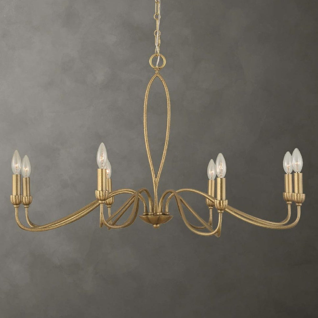 Gold Marquise Inspired 8-Light Chandelier | Uttermost Corella - www.oroa.com