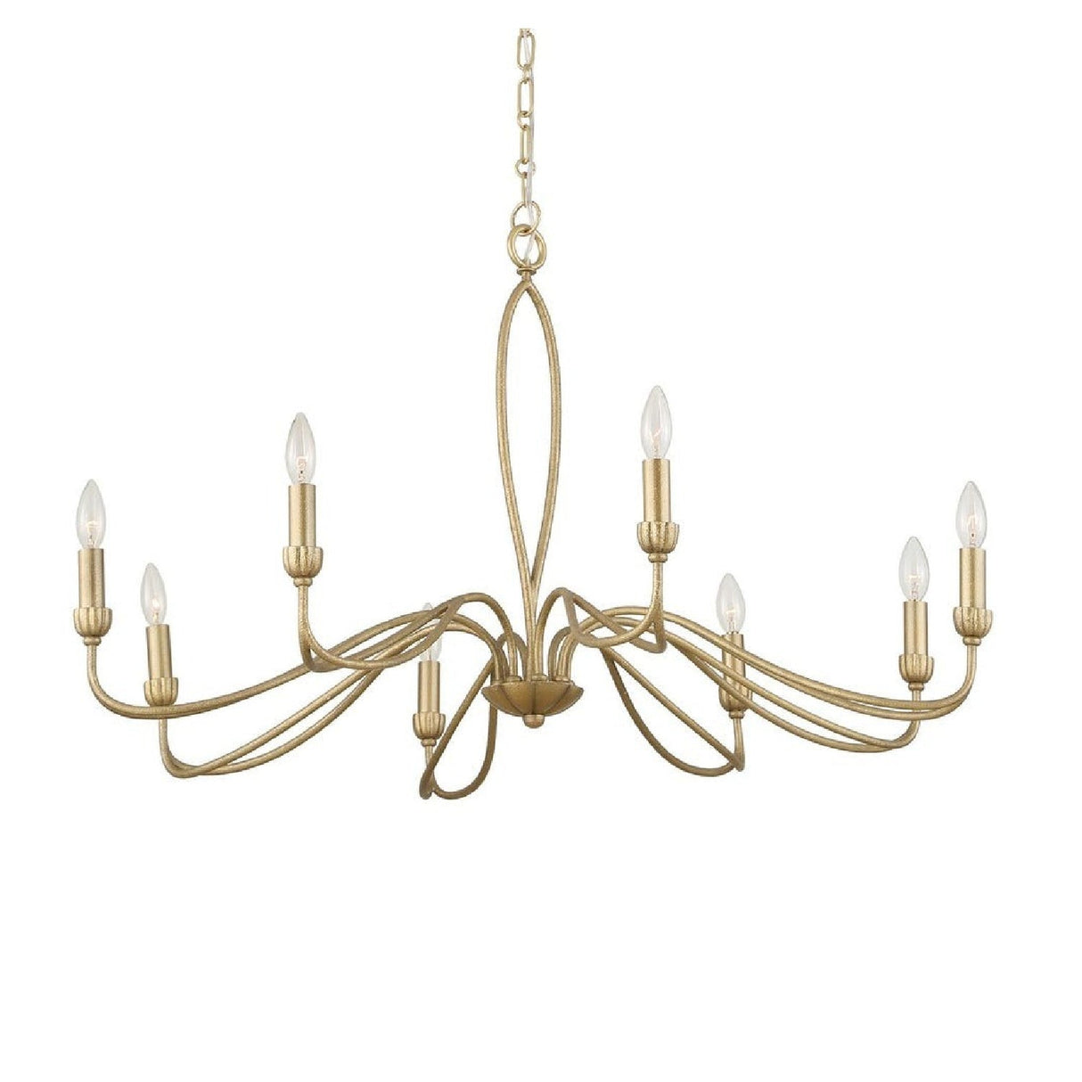 Gold Marquise Inspired 8-Light Chandelier | Uttermost Corella - www.oroa.com