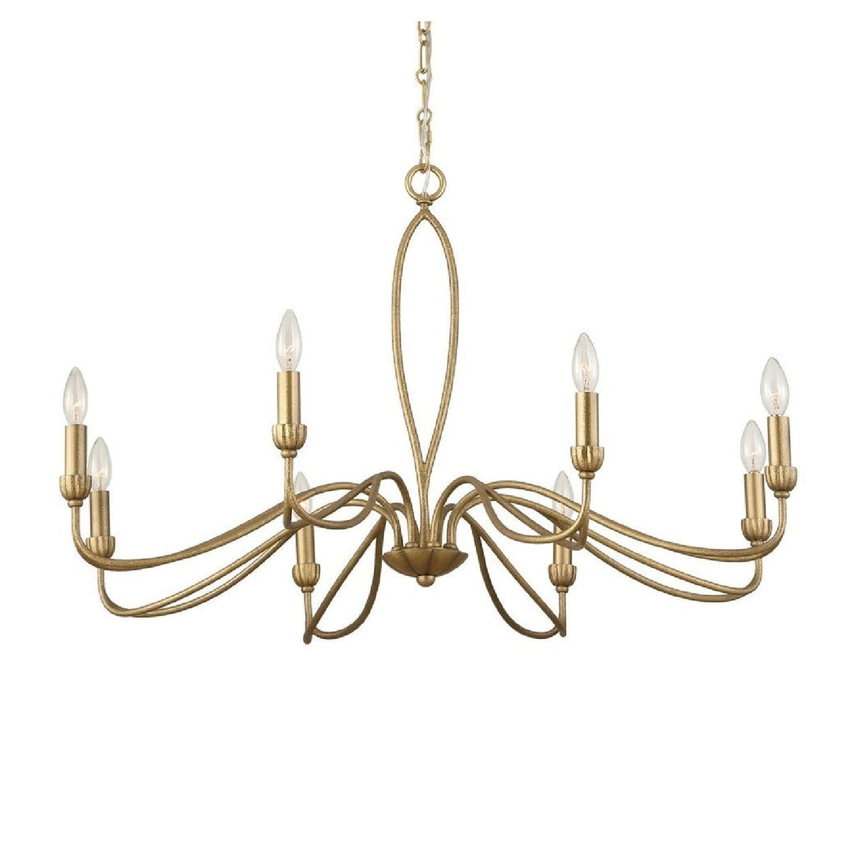 Gold Marquise Inspired 8-Light Chandelier | Uttermost Corella - www.oroa.com