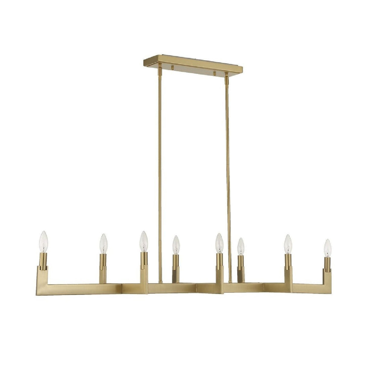 Brass Adjustable Linear Chandelier | Uttermost Cordoba - www.oroa.com