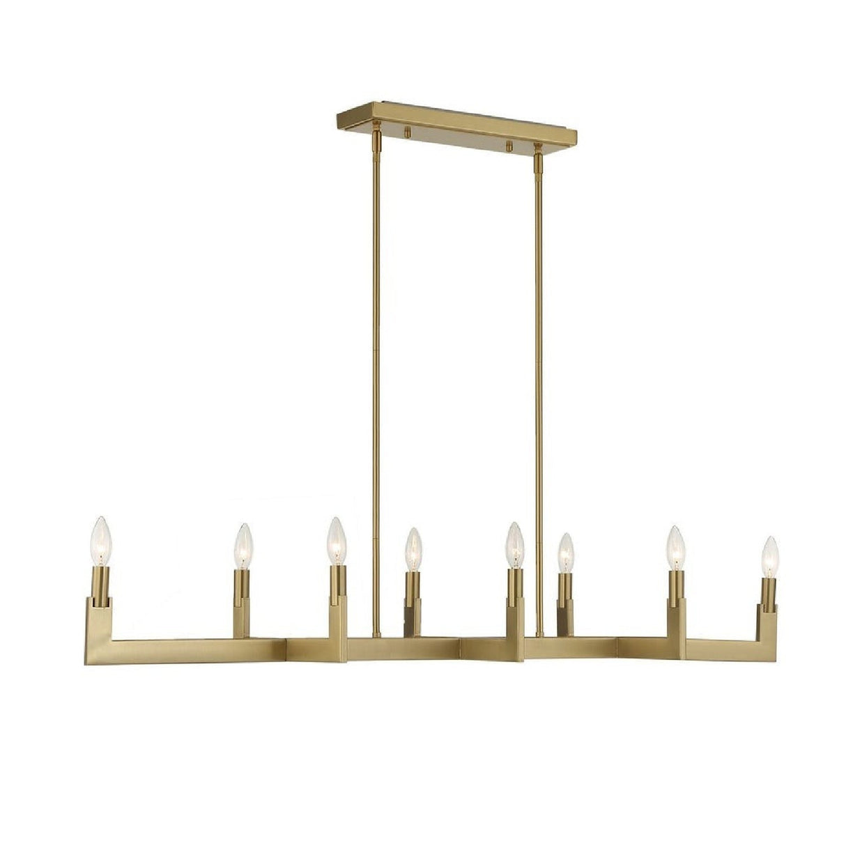 Brass Adjustable Linear Chandelier | Uttermost Cordoba - www.oroa.com