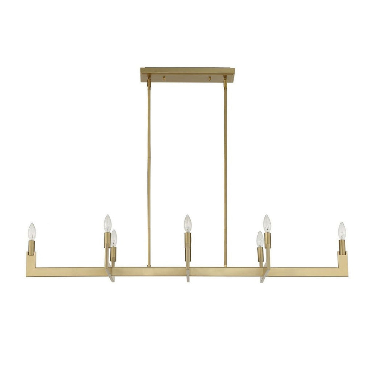 Brass Adjustable Linear Chandelier | Uttermost Cordoba - www.oroa.com
