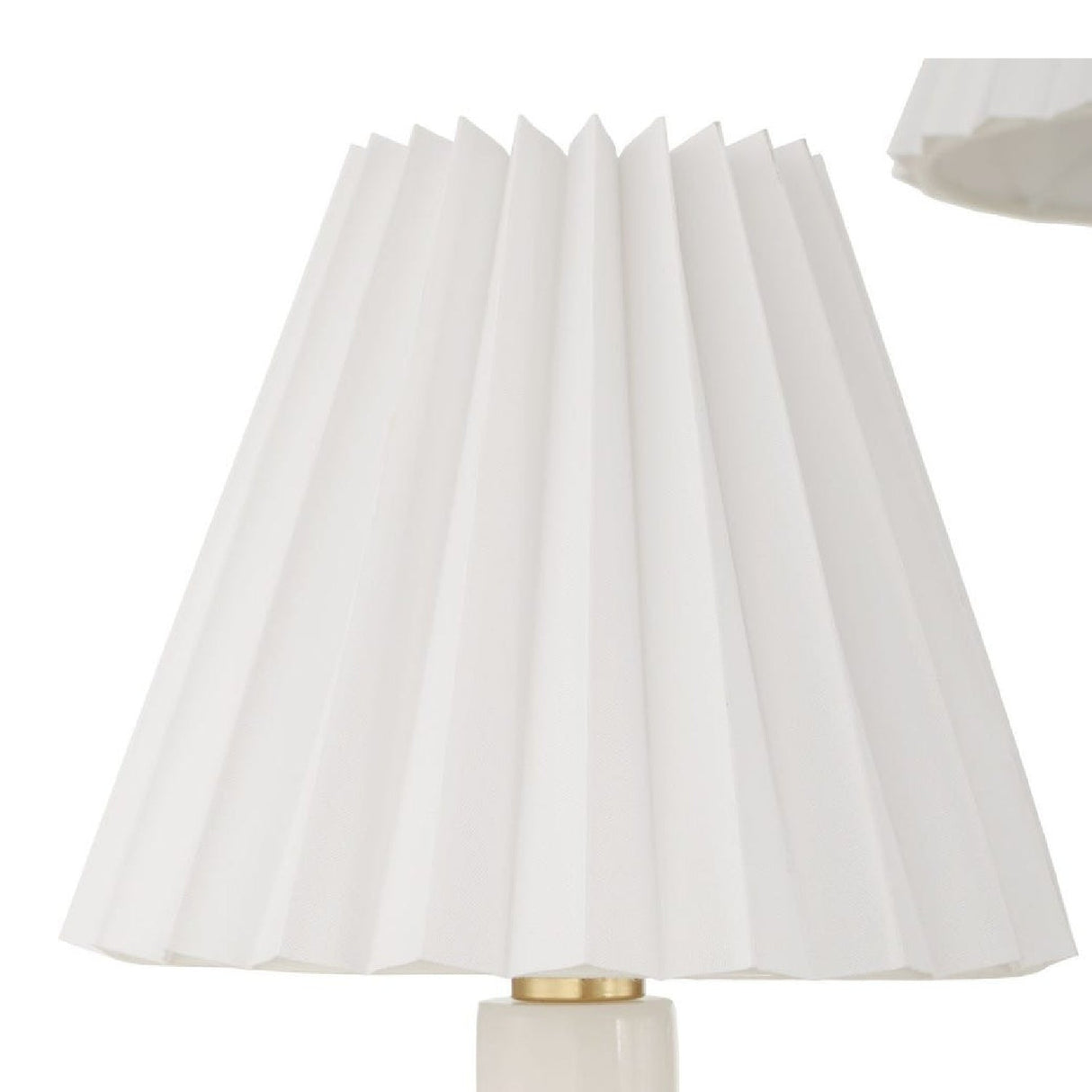 Pleated White Fabric 8-Light Chandelier | Uttermost Poppins - www.oroa.com