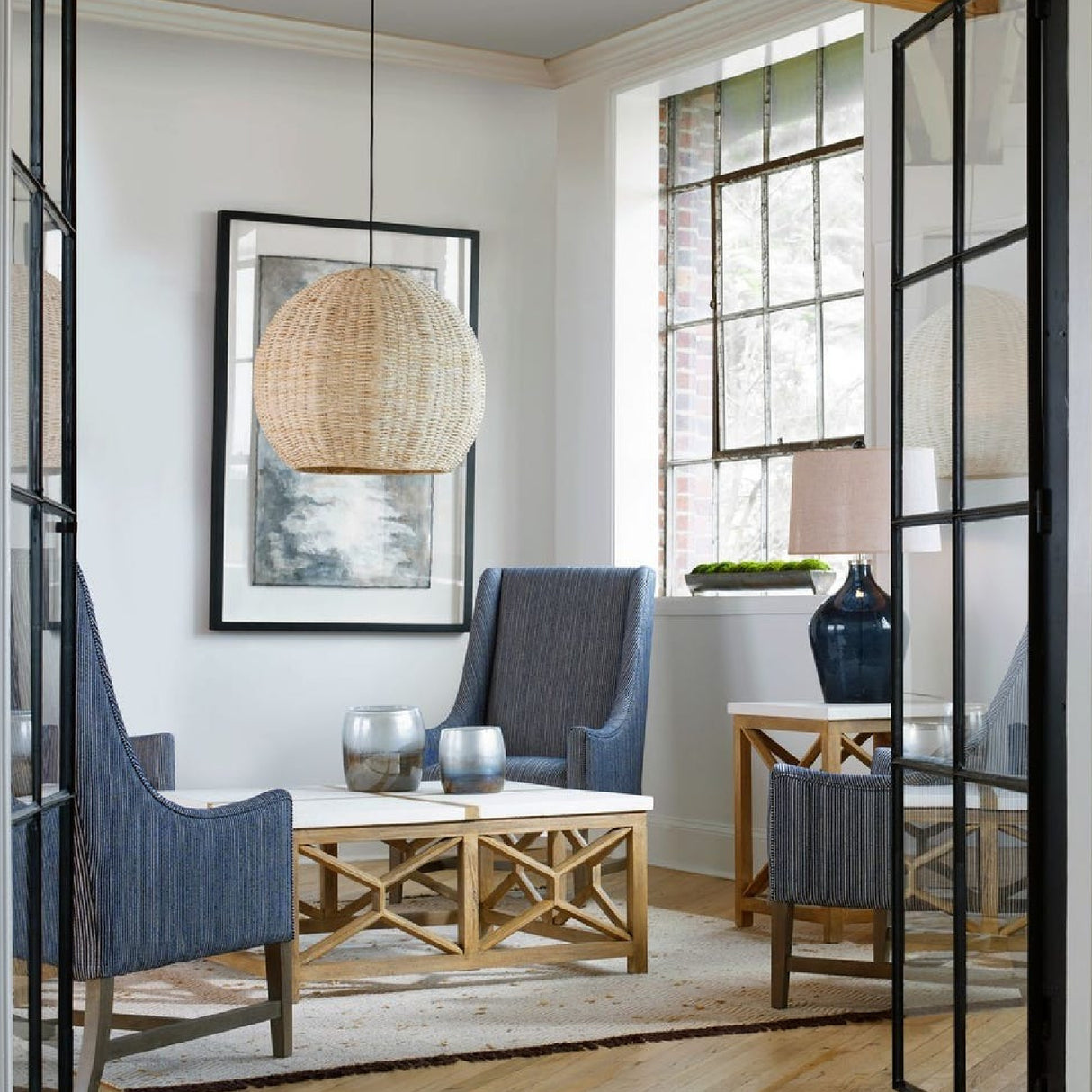 Seagrass Pendant Lamp | Uttermost Dome - www.oroa.com