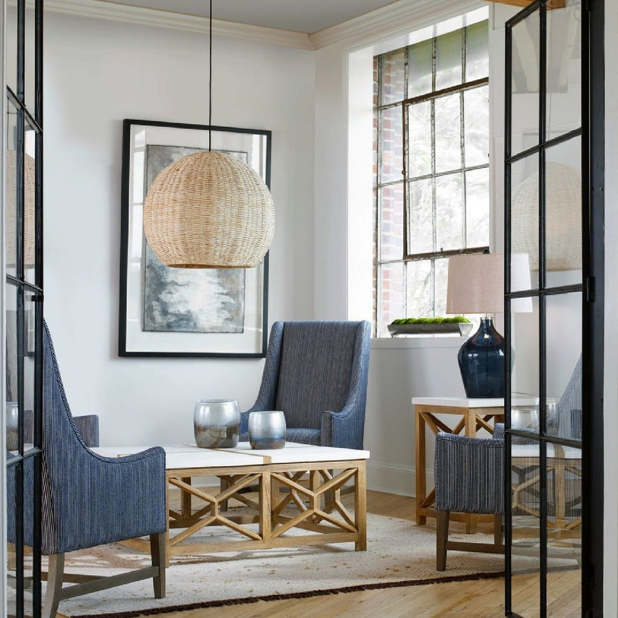 Seagrass Pendant Lamp | Uttermost Dome - www.oroa.com