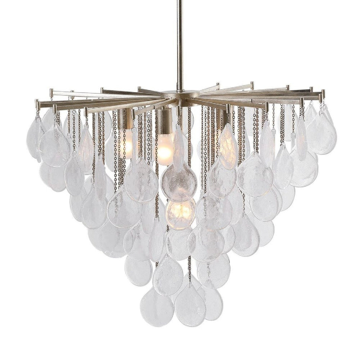 Teardrop-Shaped Glass Pendant Lamp | Uttermost Goccia - www.oroa.com