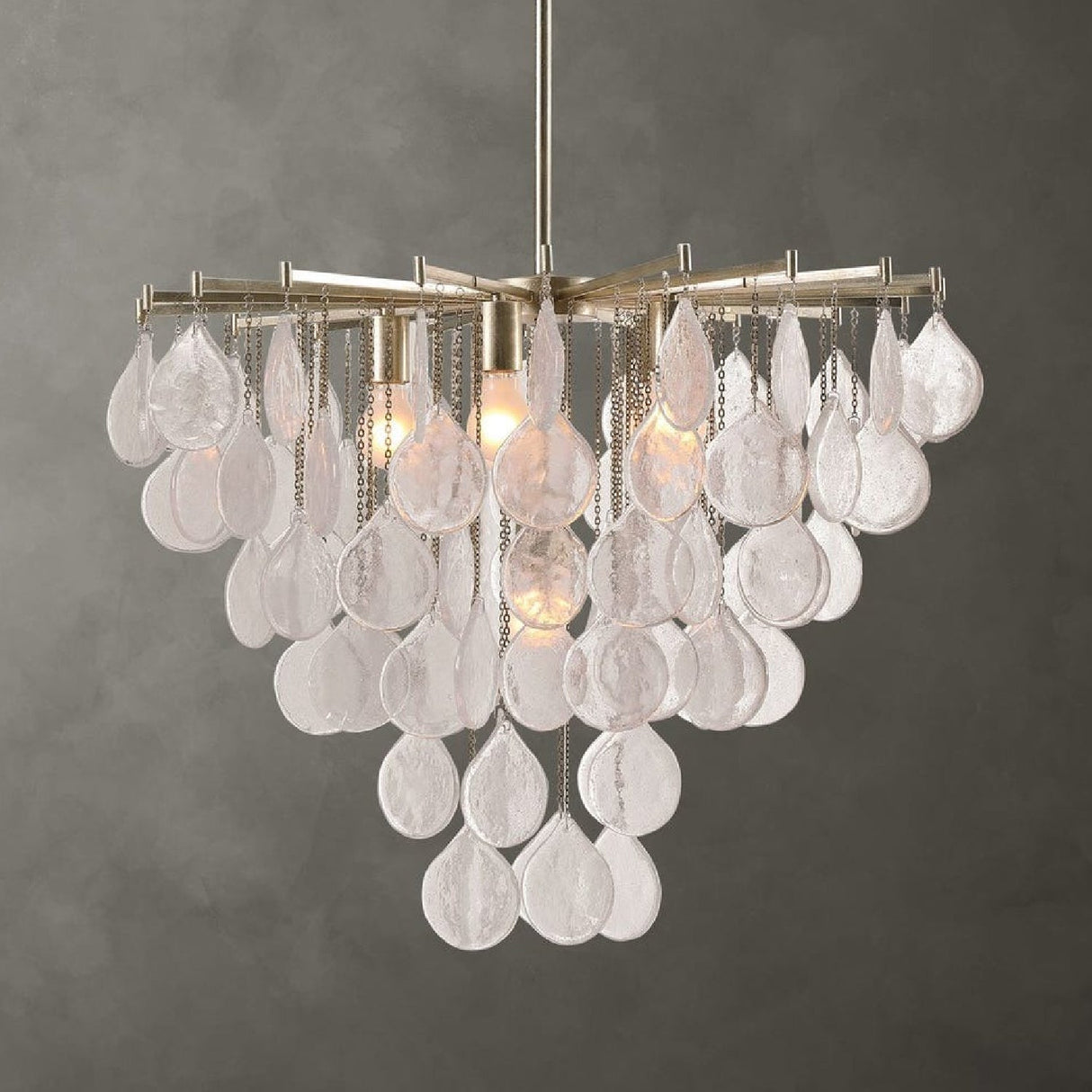 Teardrop-Shaped Glass Pendant Lamp | Uttermost Goccia - www.oroa.com