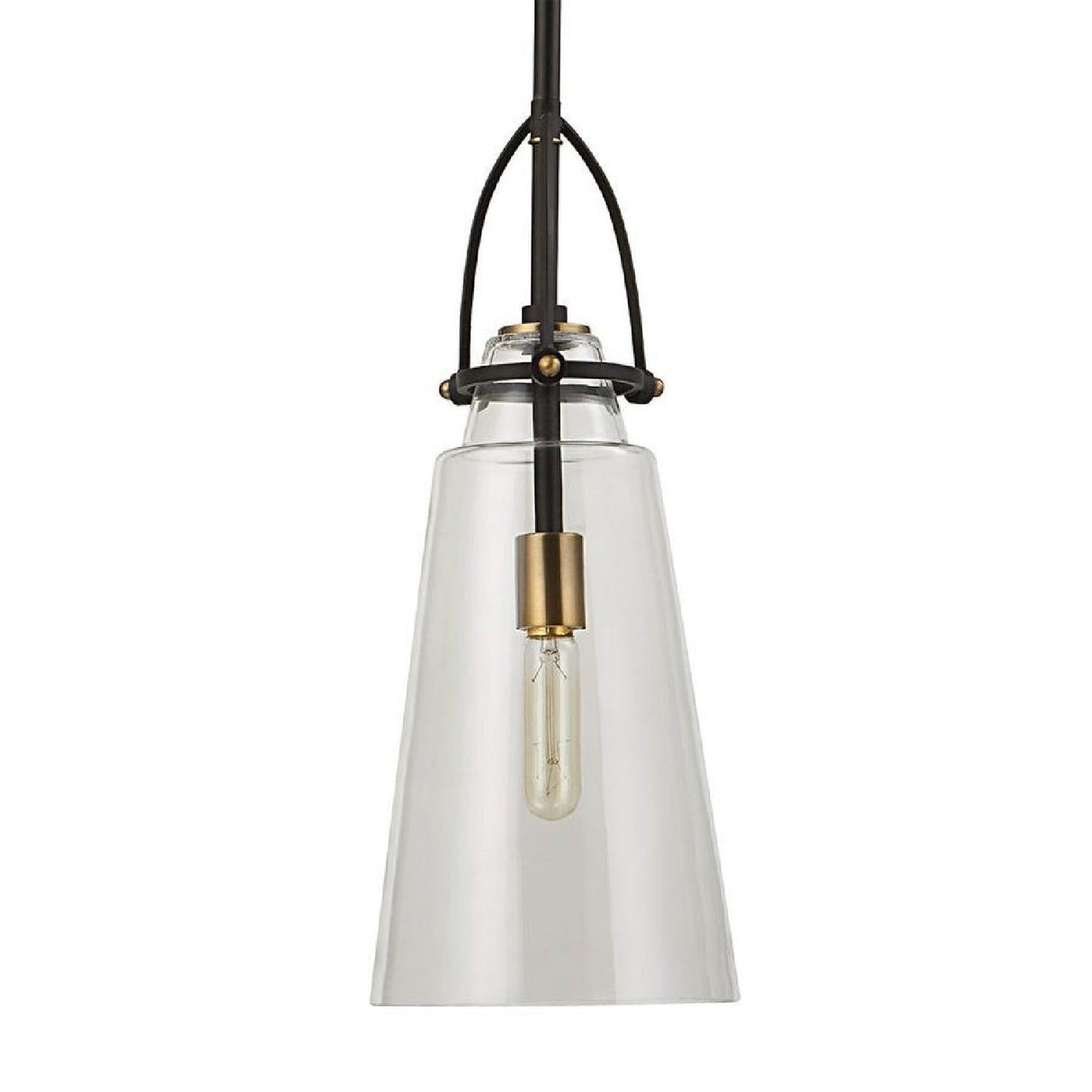 Tapered Clear Glass Pendant Lamp | Uttermost Saugus - www.oroa.com