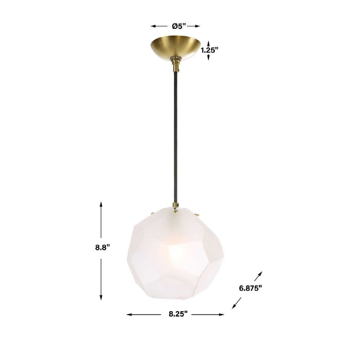 Modern European furniture - Frosted Glass Pendant Lamp - www.oroa.com