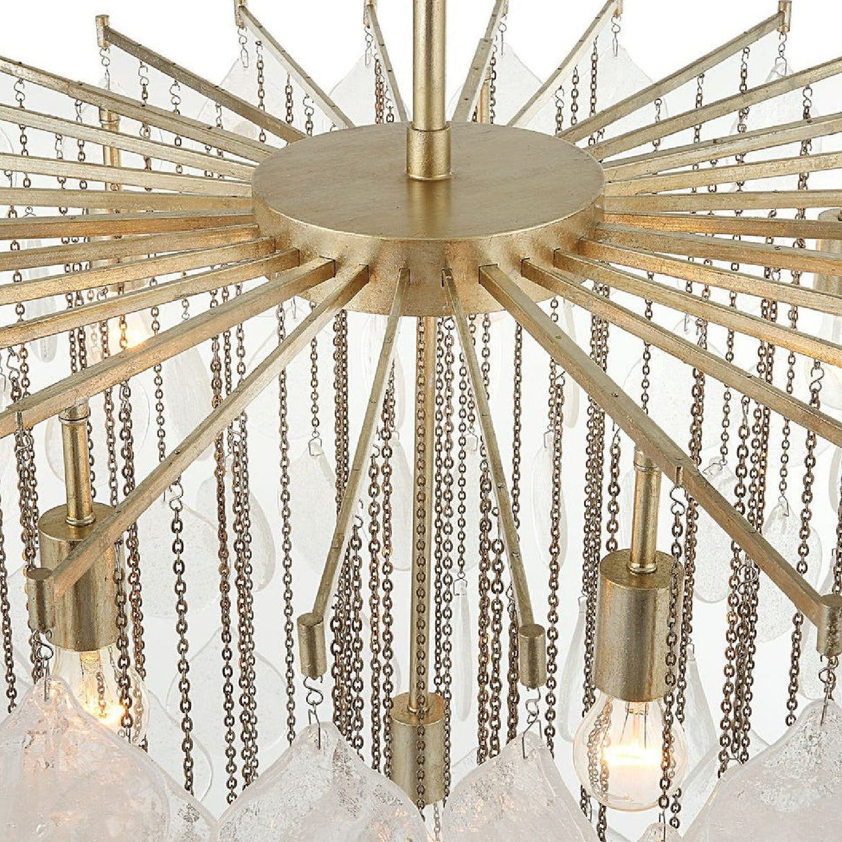 Teardrop-Shaped Glass Pendant Lamp | Uttermost Goccia - www.oroa.com