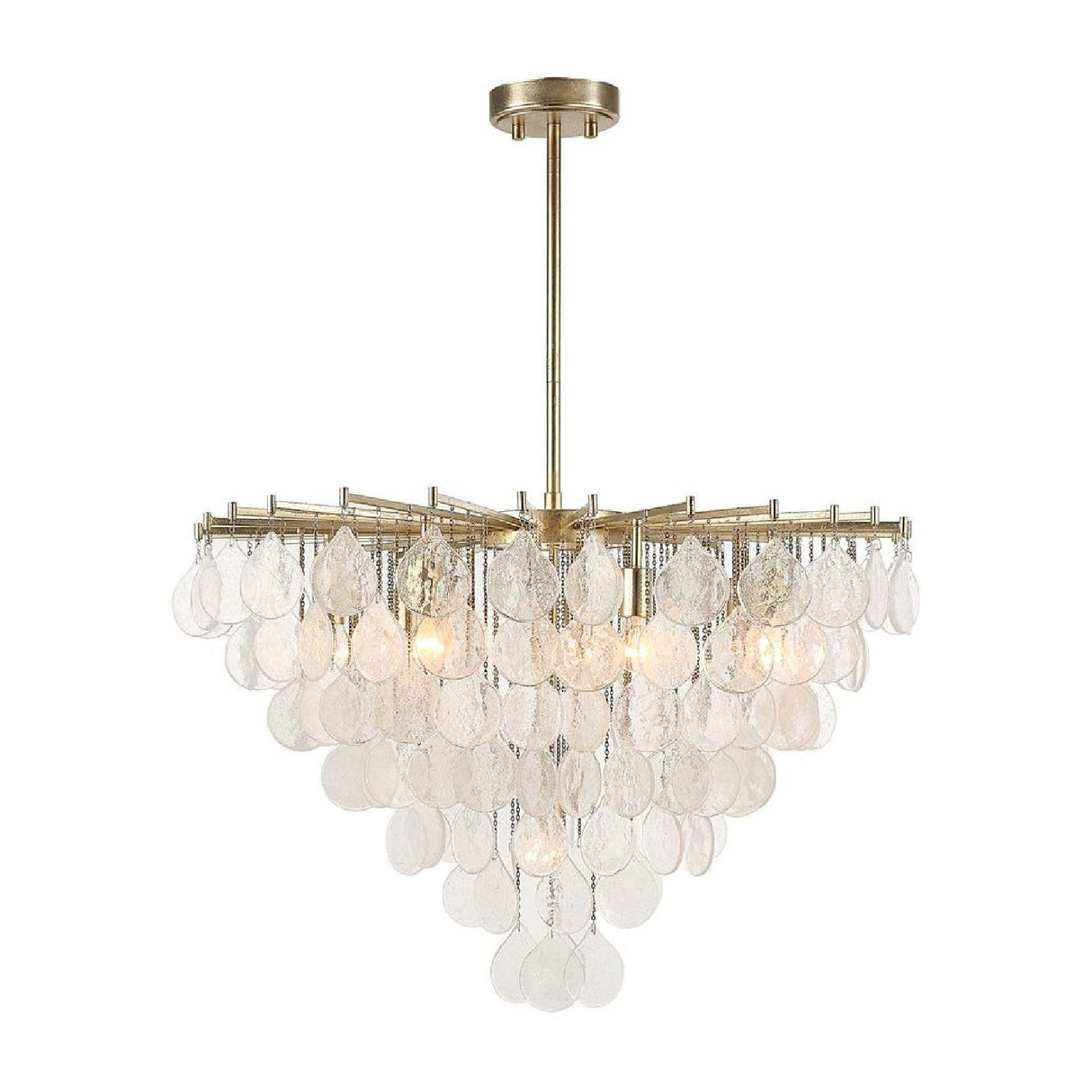 Teardrop-Shaped Glass Pendant Lamp | Uttermost Goccia - www.oroa.com