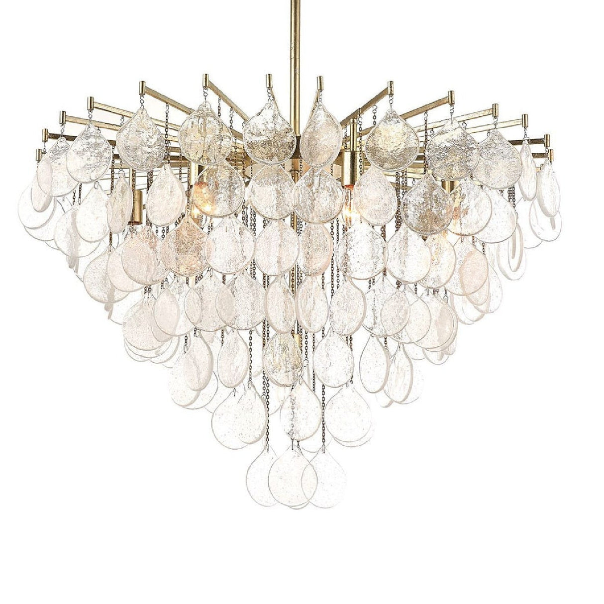 Teardrop-Shaped Glass Pendant Lamp | Uttermost Goccia - www.oroa.com