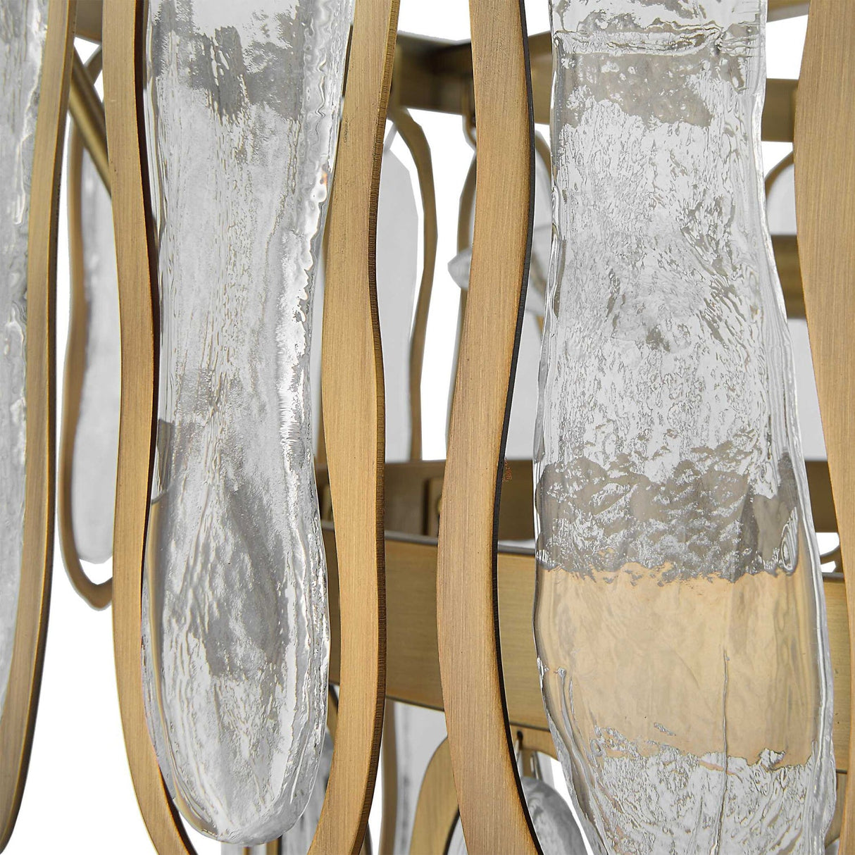 Modern European furniture - Tiered Seeded Glass 9-Light Chandelier - www.oroa.com