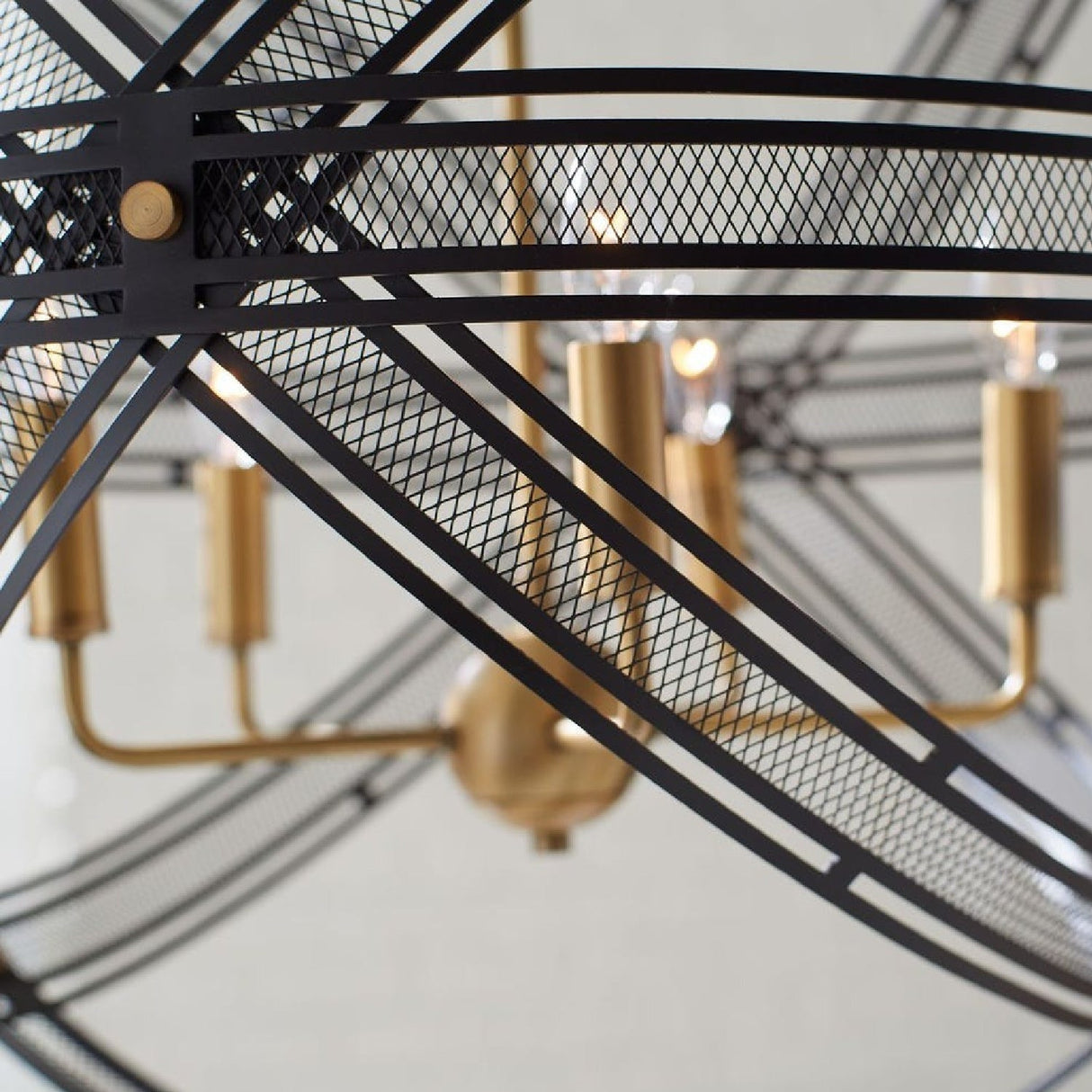 Bronze Band Sphere Pendant Lamp | Uttermost Spherical - www.oroa.com