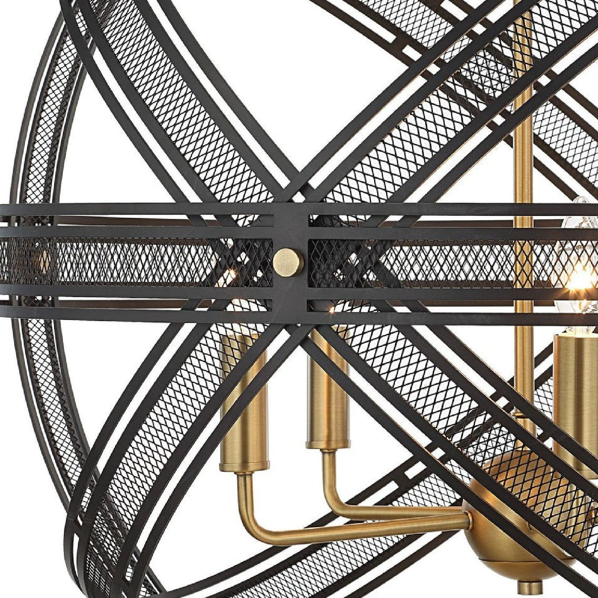 Bronze Band Sphere Pendant Lamp | Uttermost Spherical - www.oroa.com