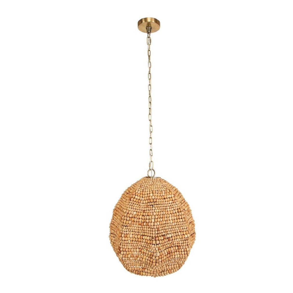 Natural Wooden Beads Pendant Lamp | Uttermost Kauri - www.oroa.com