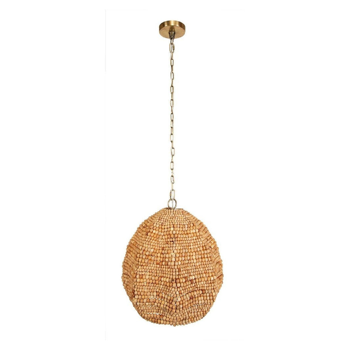 Natural Wooden Beads Pendant Lamp | Uttermost Kauri - www.oroa.com