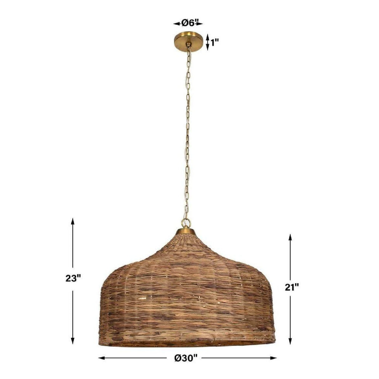 Natural Woven Seagrass Pendant Lamp | Uttermost Tauranga - www.oroa.com