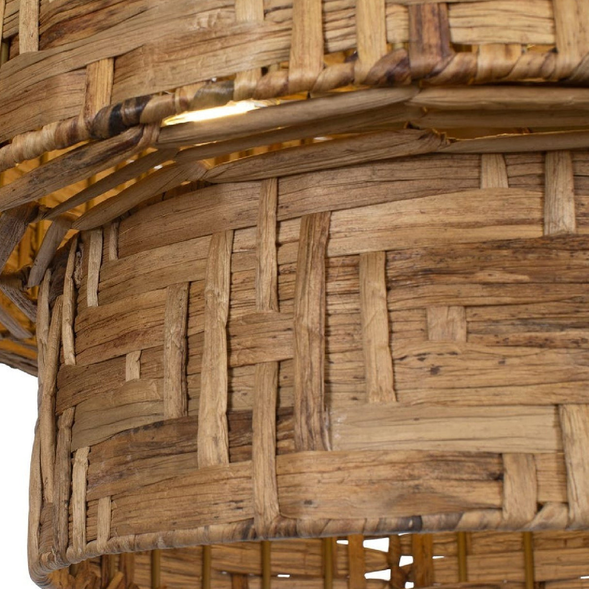 Hand-Woven 4-Light Pendant Lamp | Uttermost Water Hyacinth