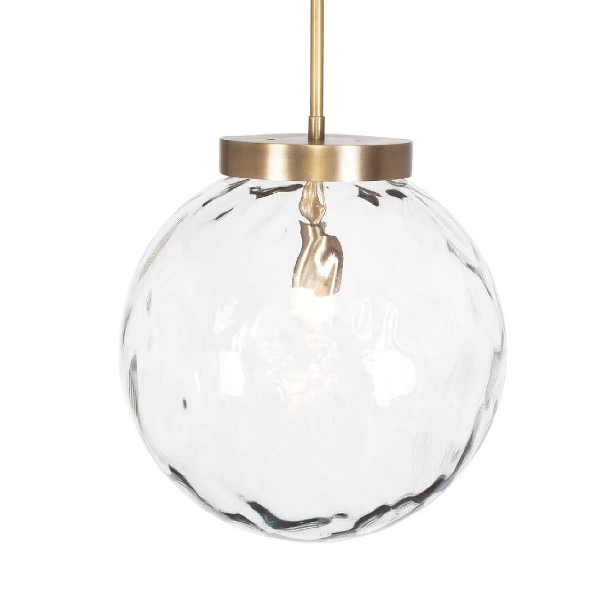 Modern European furniture - Watered Glass Sphere Pendant Lamp - www.oroa.com
