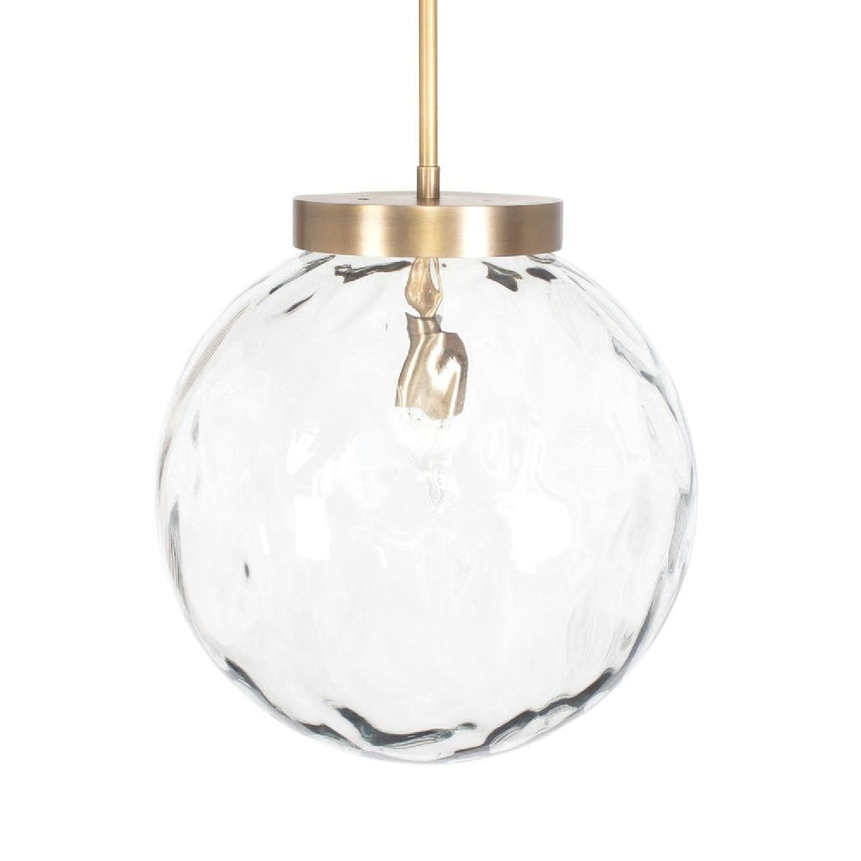 Modern European furniture - Watered Glass Sphere Pendant Lamp - www.oroa.com