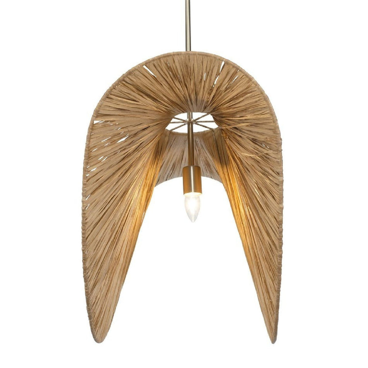 Modern European furniture - Natural Raffia Pendant Lamp - www.oroa.com