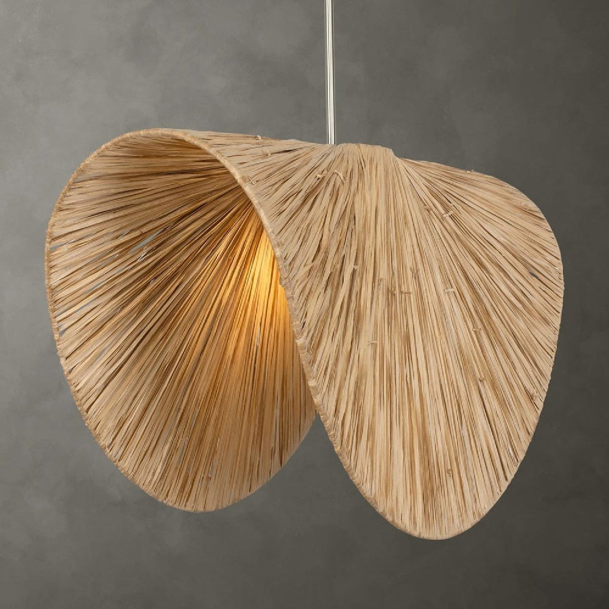 Modern European furniture - Natural Raffia Pendant Lamp - www.oroa.com