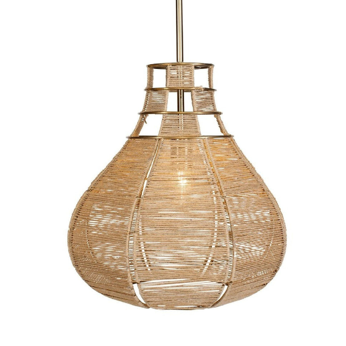 Modern European furniture - Natural Rope Pendant Lamp - www.oroa.com