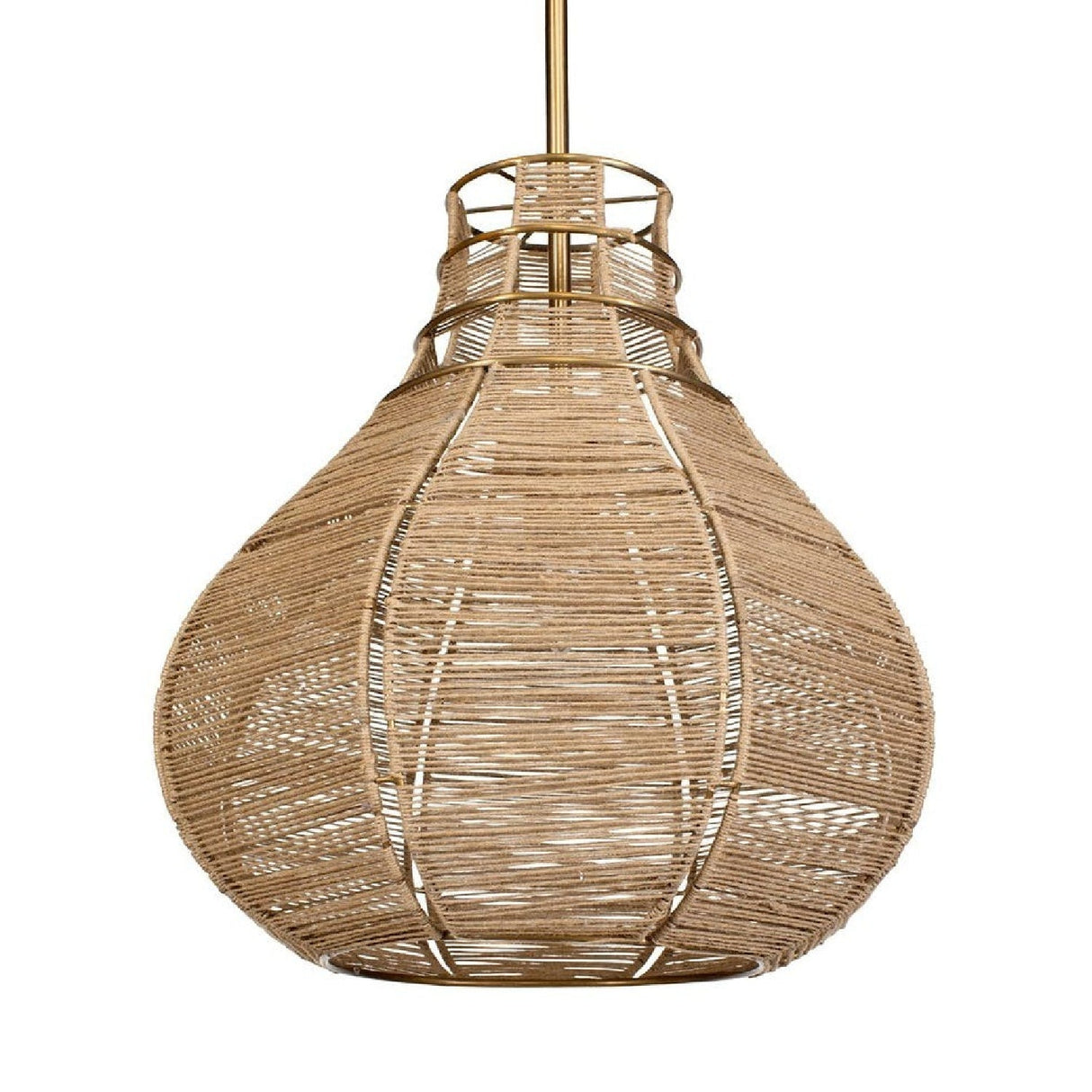 Modern European furniture - Natural Rope Pendant Lamp - www.oroa.com