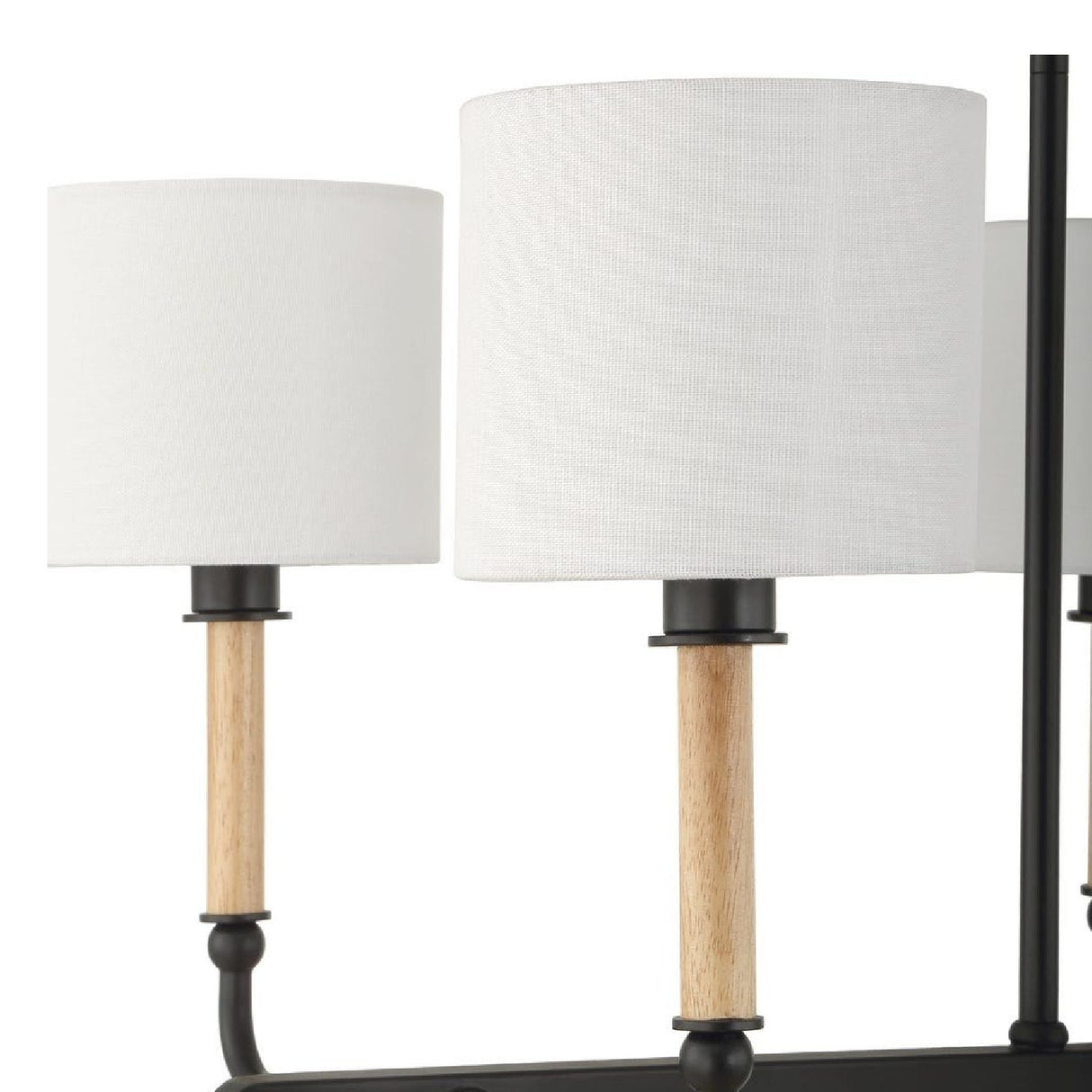 White Linen 8-Light Chandelier | Uttermost Franconia
