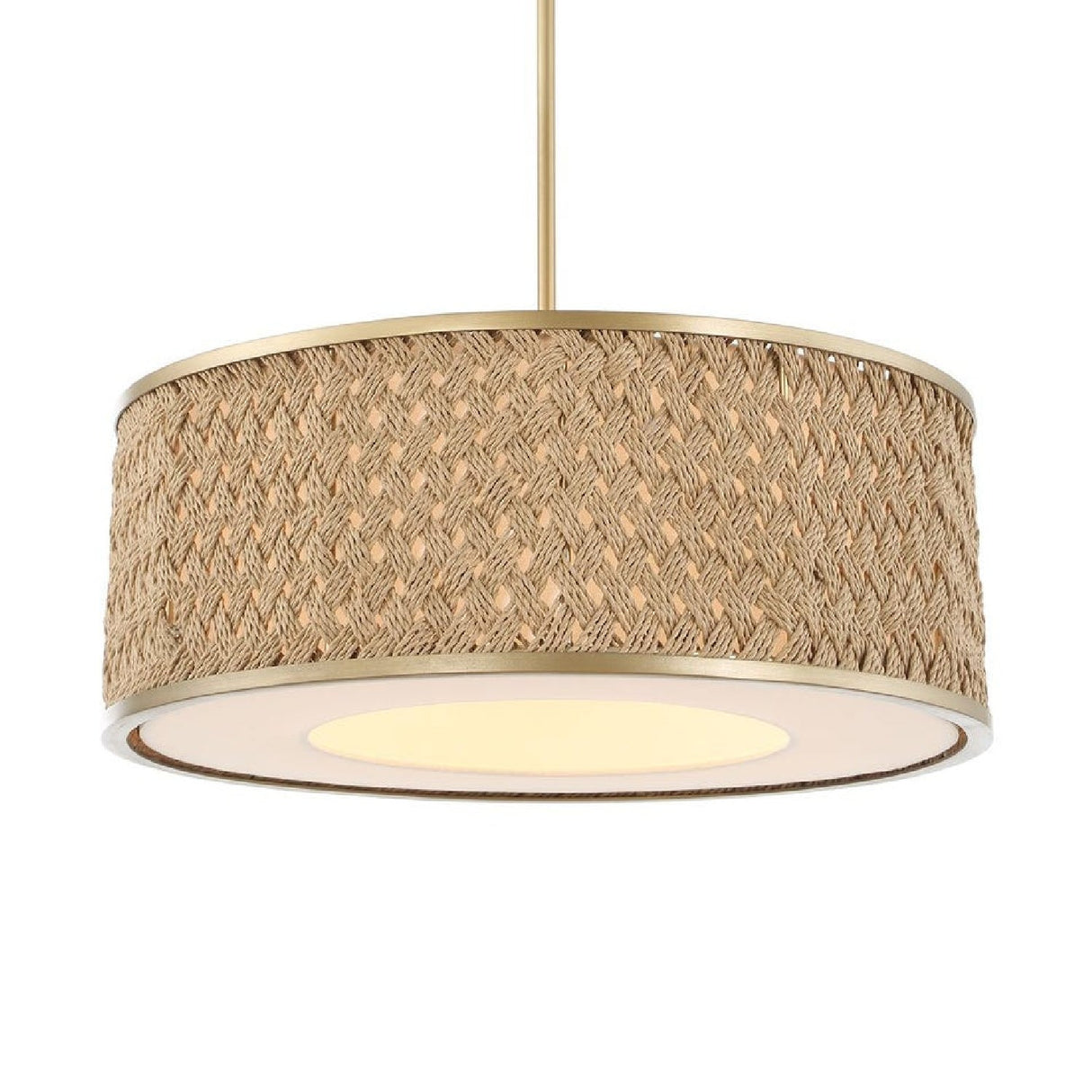 Modern European furniture - Woven Rattan 4-Light Pendant Lamp - www.oroa.com