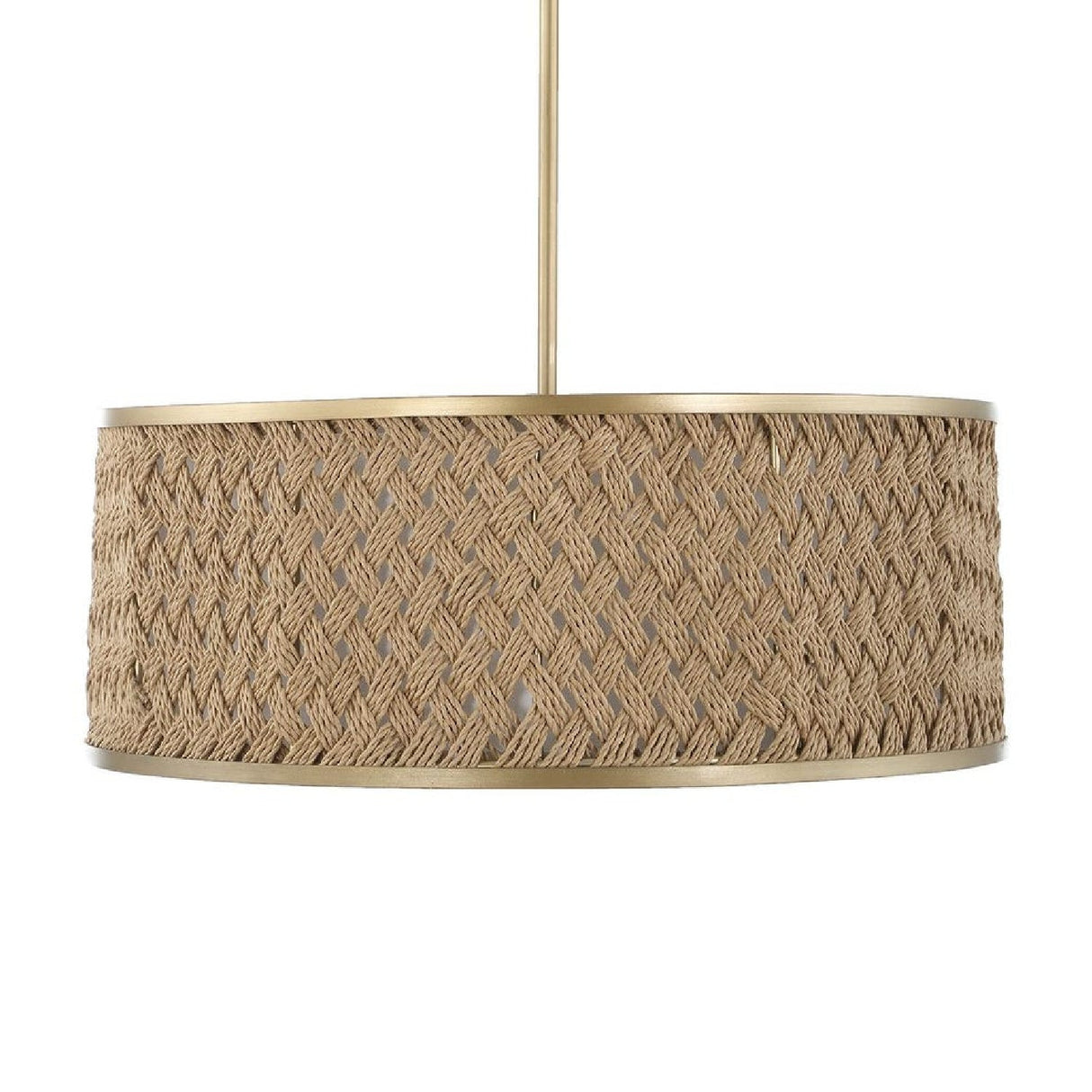 Modern European furniture - Woven Rattan 4-Light Pendant Lamp - www.oroa.com