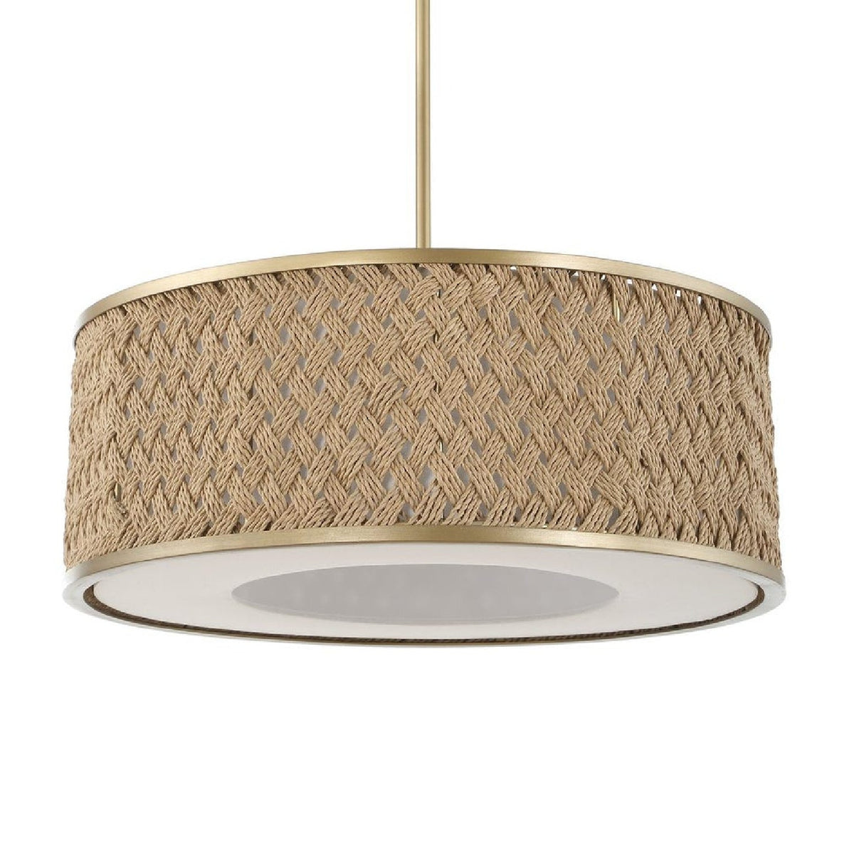 Modern European furniture - Woven Rattan 4-Light Pendant Lamp - www.oroa.com