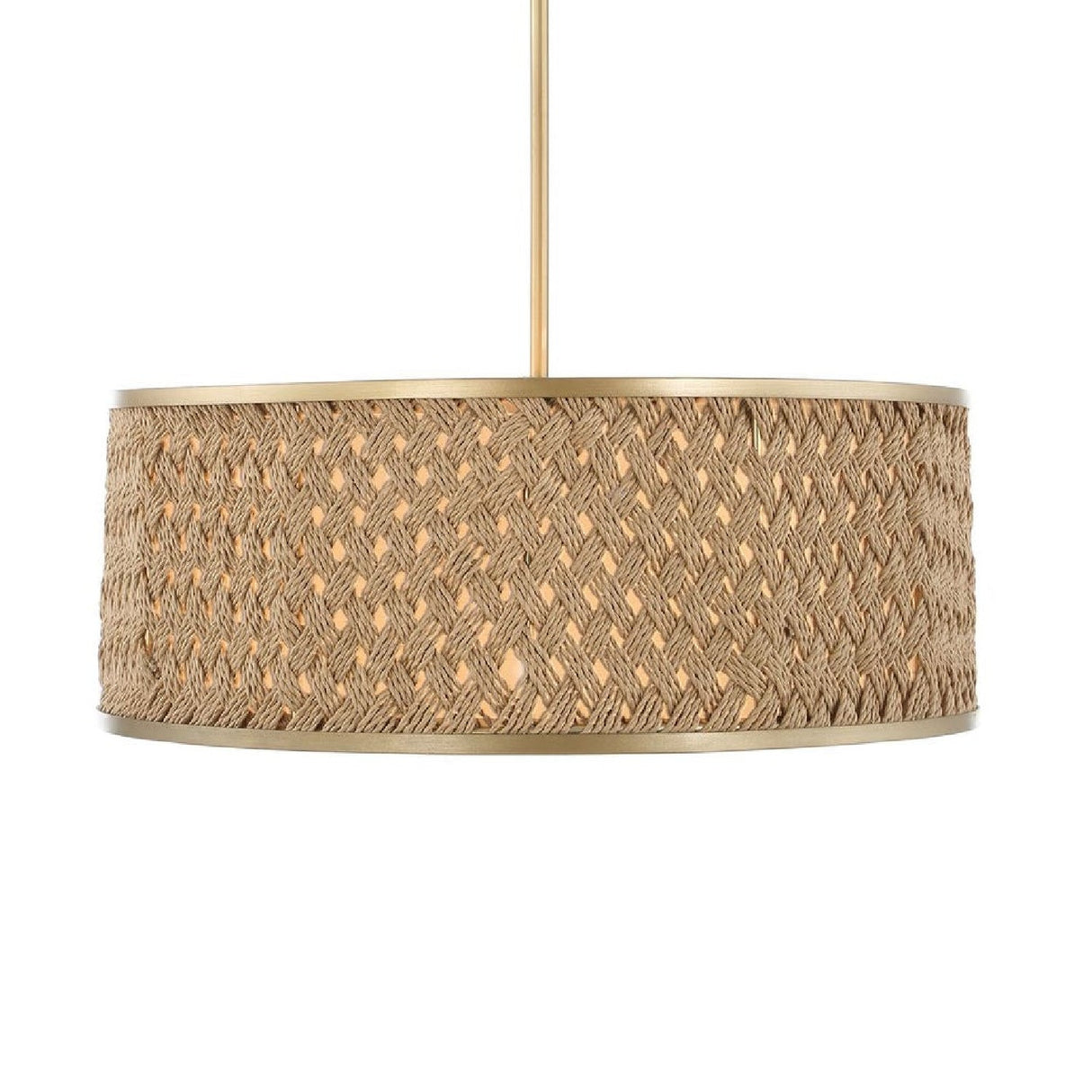 Modern European furniture - Woven Rattan 4-Light Pendant Lamp - www.oroa.com