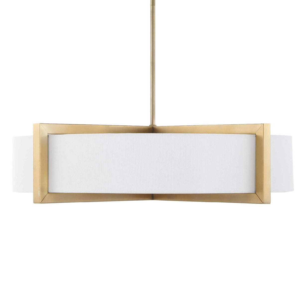 Modern European furniture - White Linen 4-Light Pendant Lamp - www.oroa.com