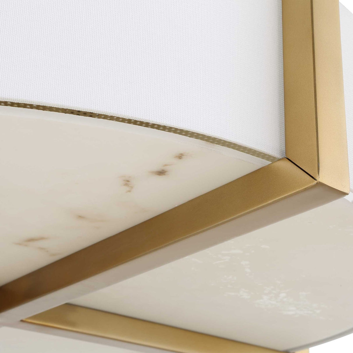 Modern European furniture - White Linen 4-Light Pendant Lamp - www.oroa.com