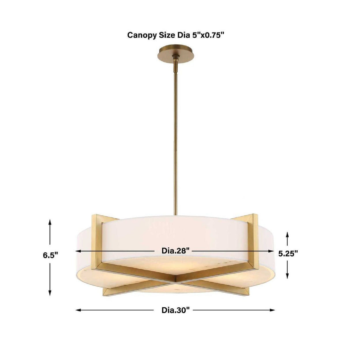 Modern European furniture - White Linen 4-Light Pendant Lamp - www.oroa.com