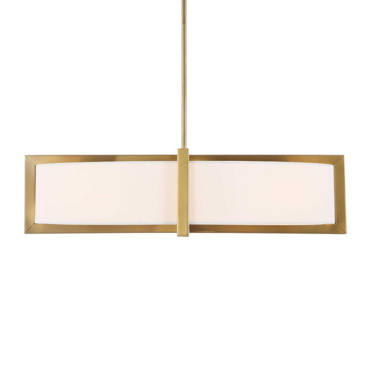 Modern European furniture - White Linen 4-Light Pendant Lamp - www.oroa.com