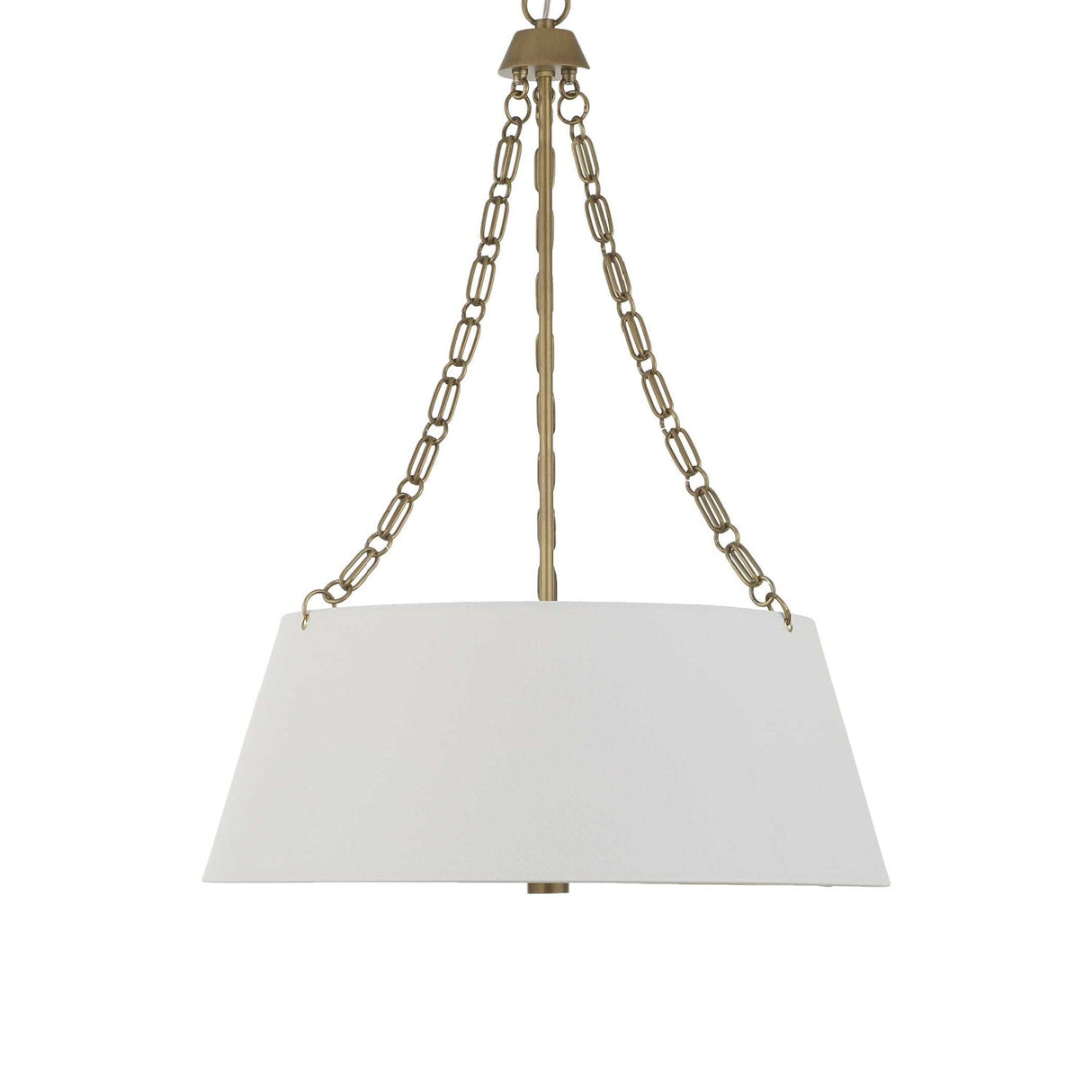 Modern European furniture - White Glass 4-Light Chandelier - www.oroa.com