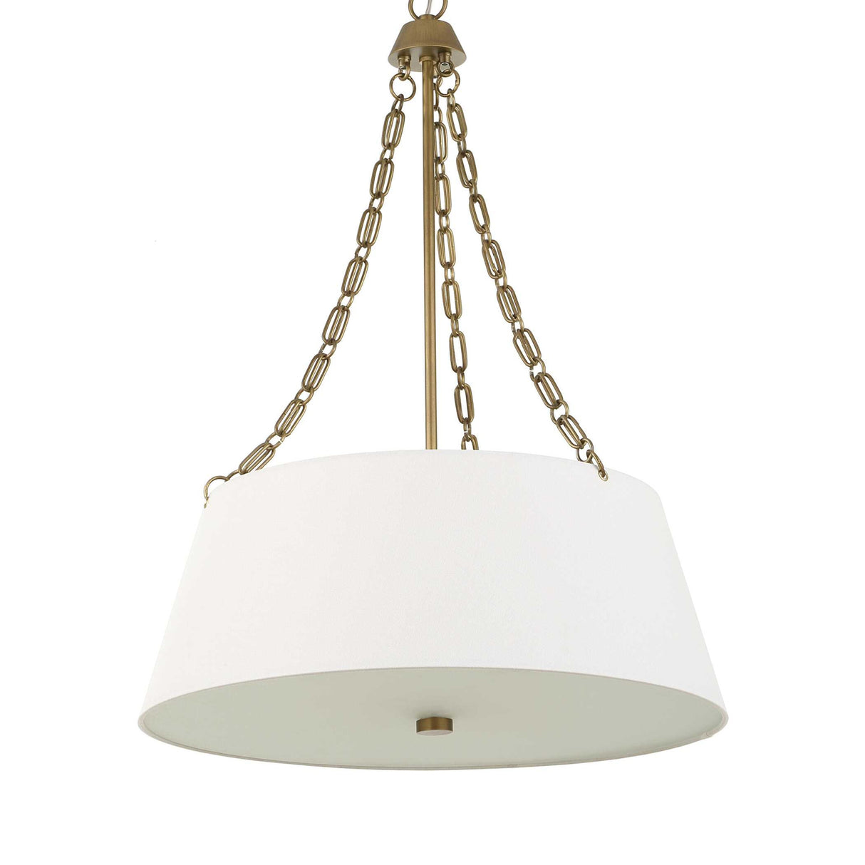 White Glass 4-Light Chandelier | Uttermost Andalucia
