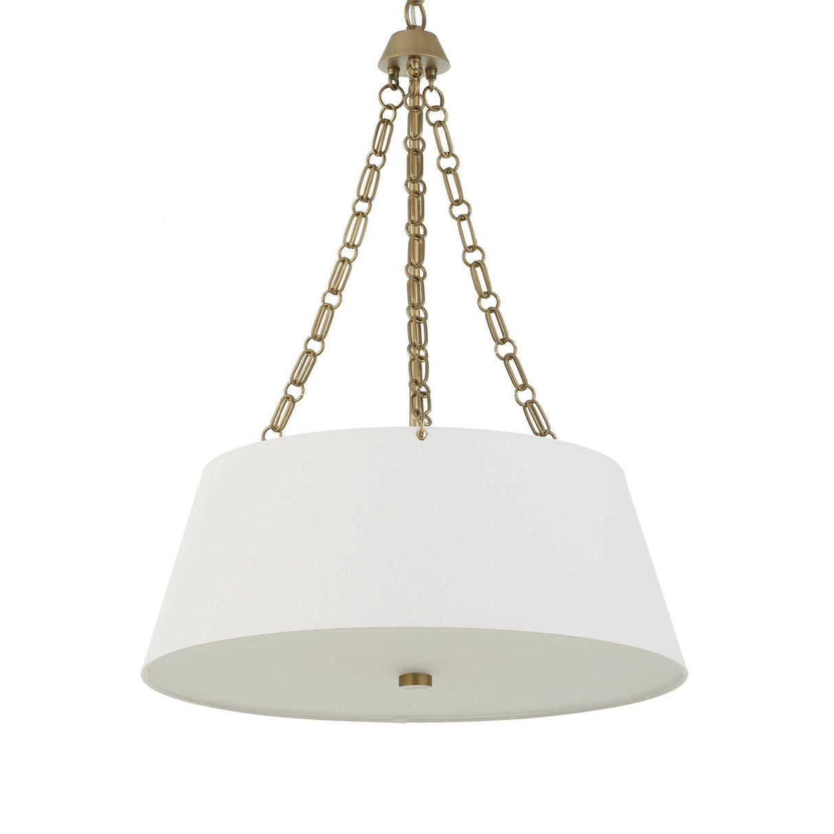 Modern European furniture - White Glass 4-Light Chandelier - www.oroa.com
