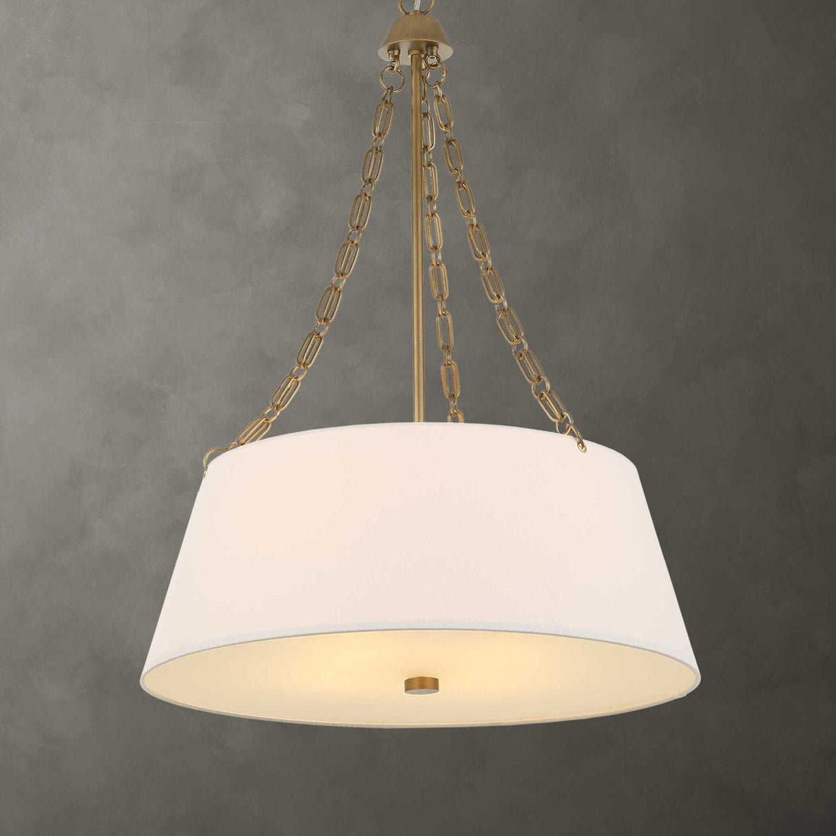 Modern European furniture - White Glass 4-Light Chandelier - www.oroa.com
