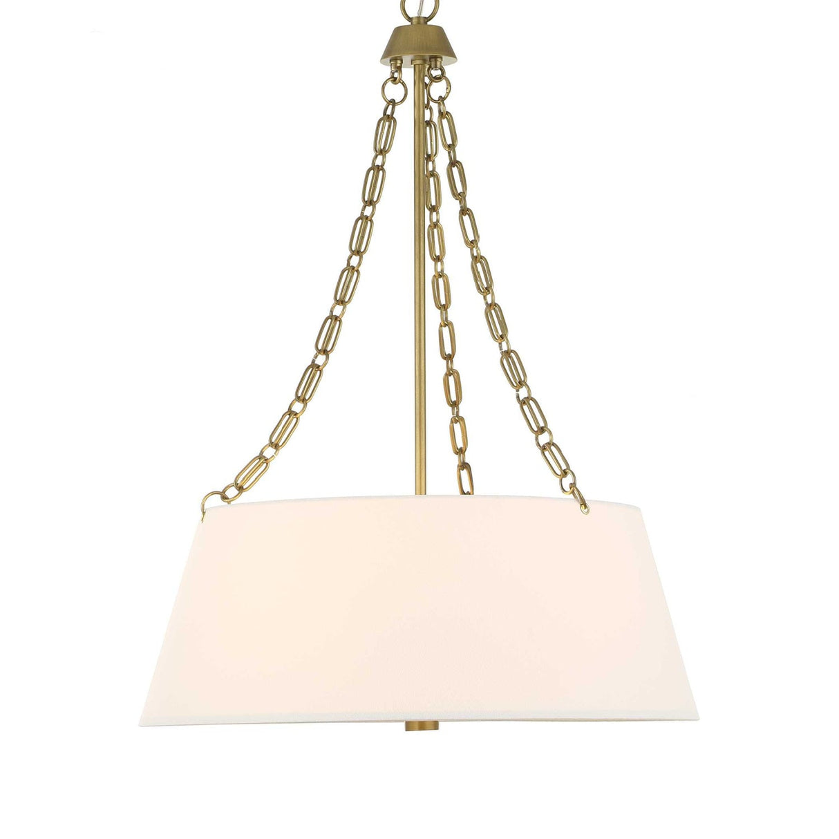 Modern European furniture - White Glass 4-Light Chandelier - www.oroa.com