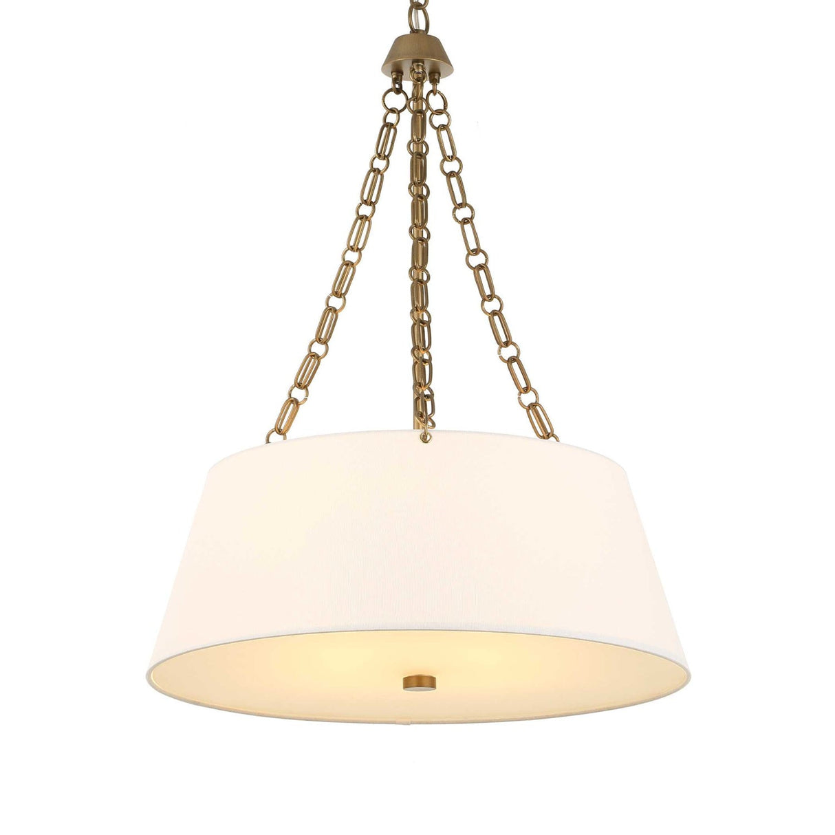 Modern European furniture - White Glass 4-Light Chandelier - www.oroa.com