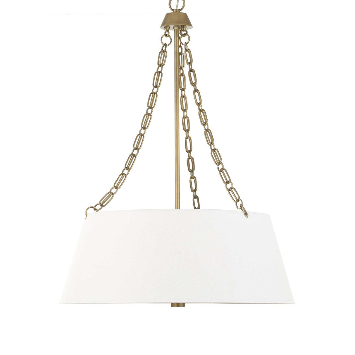 Modern European furniture - White Glass 4-Light Chandelier - www.oroa.com