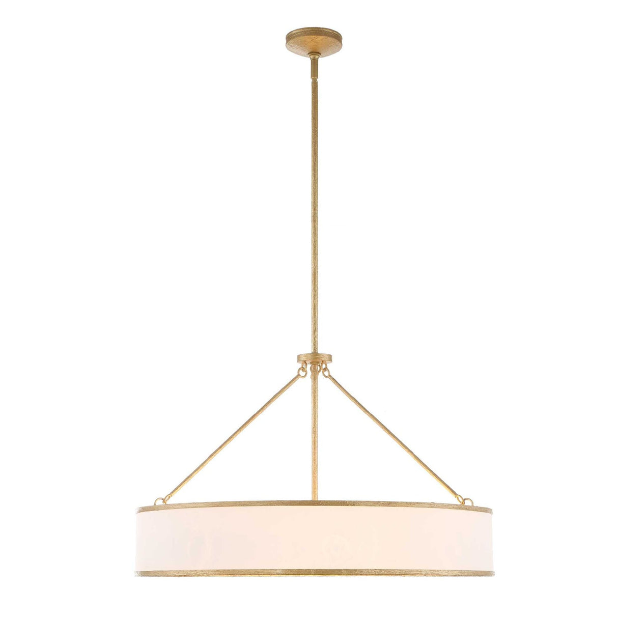 Modern European furniture - Gold Framed 8-Light Pendant Lamp - www.oroa.com