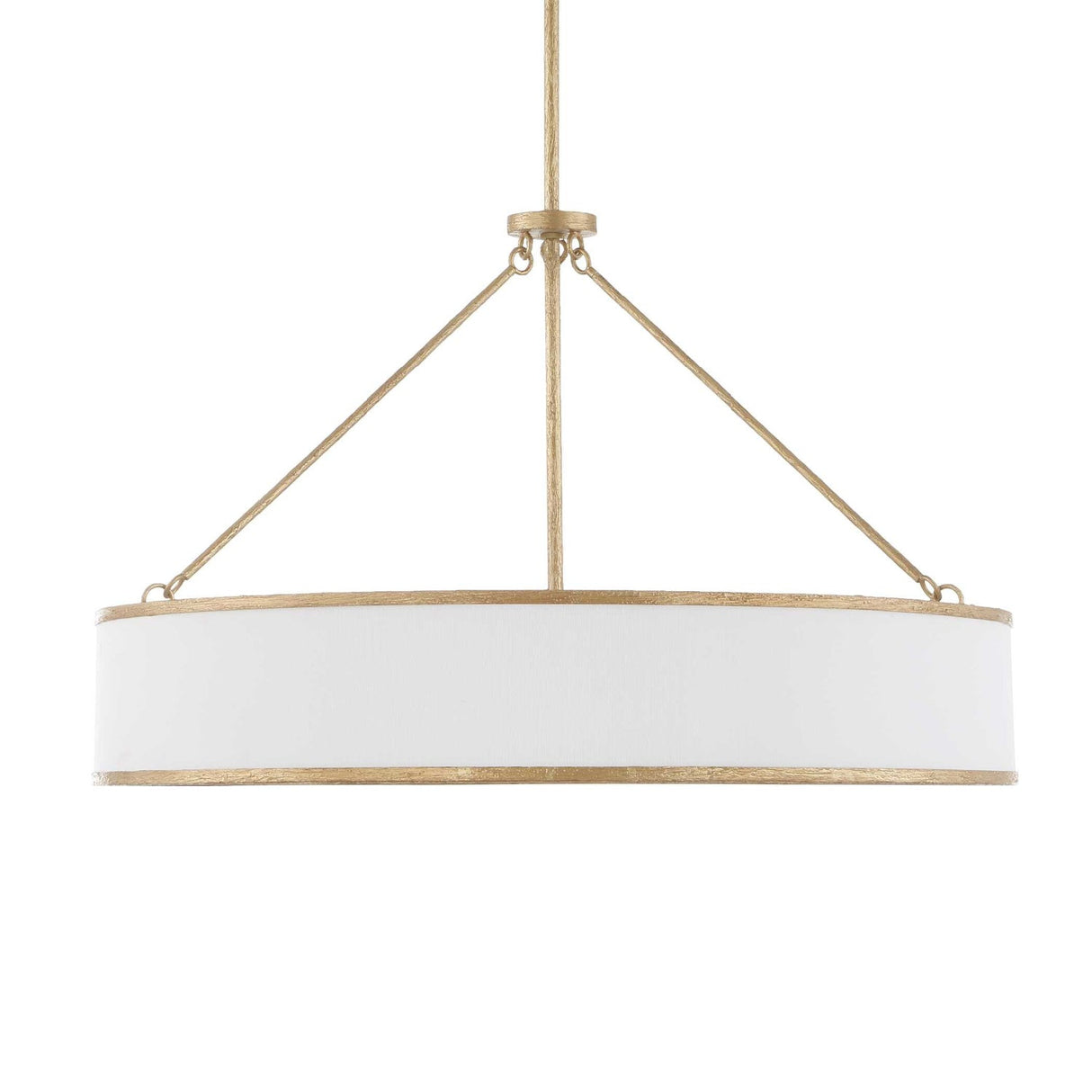 Modern European furniture - Gold Framed 8-Light Pendant Lamp - www.oroa.com