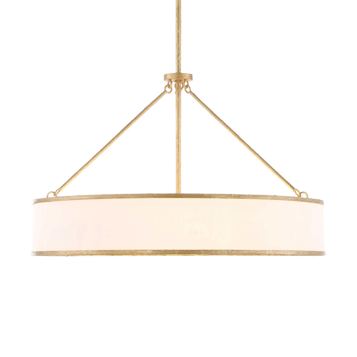 Gold Framed 8-Light Pendant Lamp | Uttermost Algiers