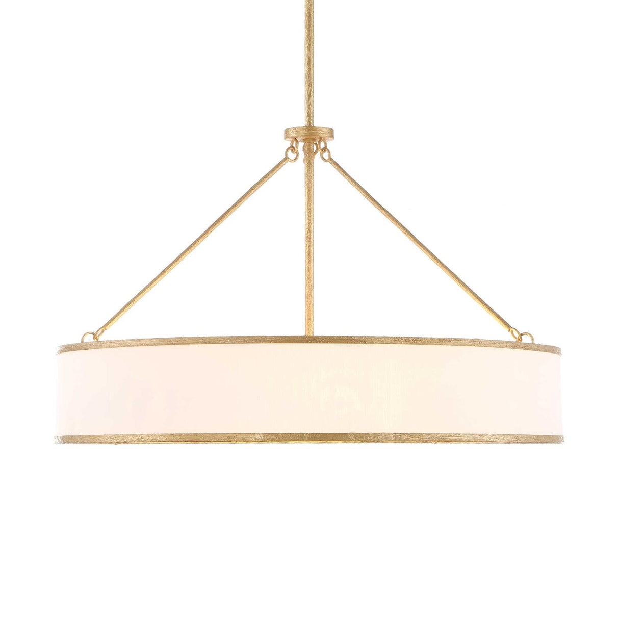 Modern European furniture - Gold Framed 8-Light Pendant Lamp - www.oroa.com